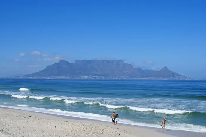 Table Mountain above Cape Town